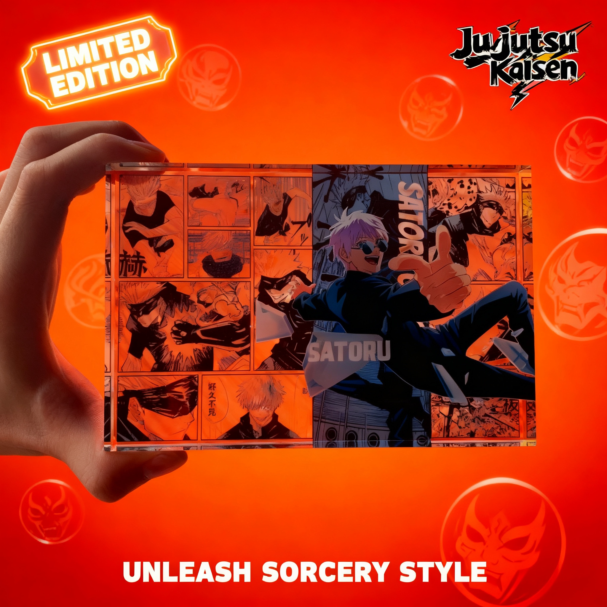 Anime Merchandise Keychain - Jujutsu Kaisen Acrylic Stand Figure Gojo