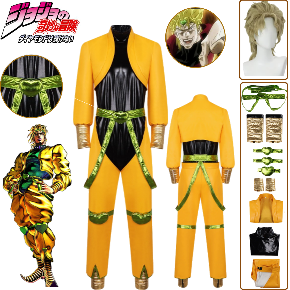 Cosplay Wig Colored - Dio Brando Cosplay Costume JoJo's Bizarre