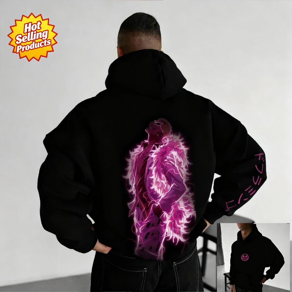 One Piece Hoodie Donquixote Do - Anime Merchandise Store Japan reseña y precio