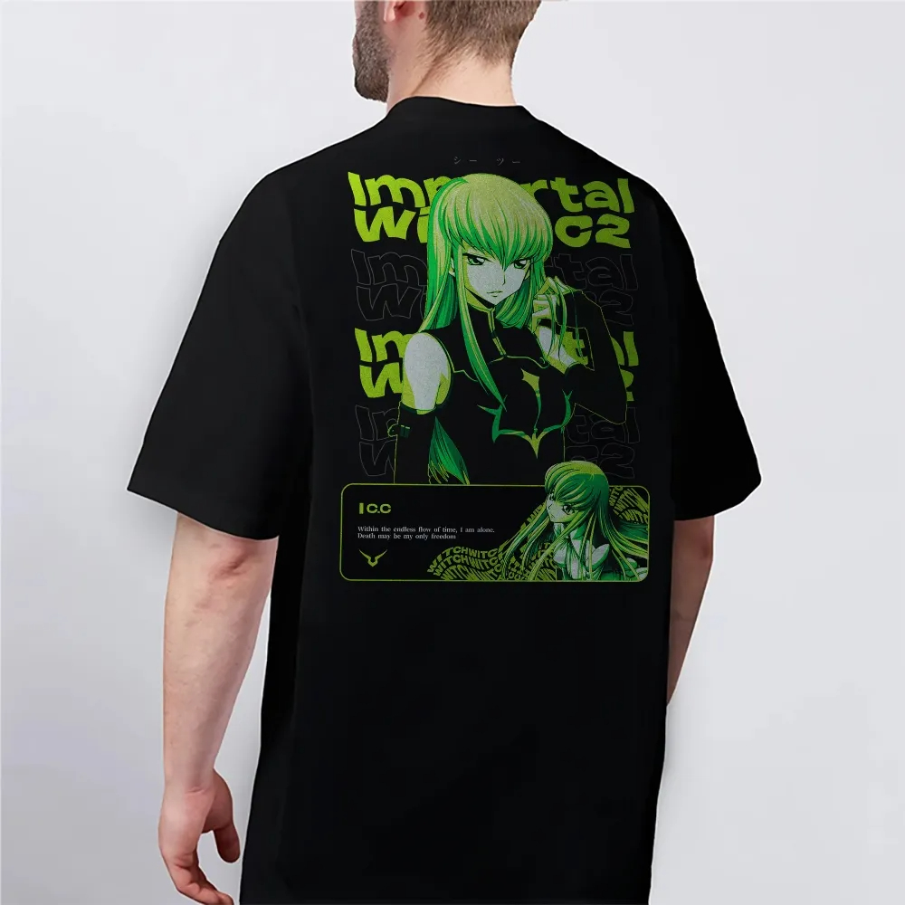 New Code Geass T-Shirt C.C. Ch - Anime Merchandise Store Japan reseña y precio