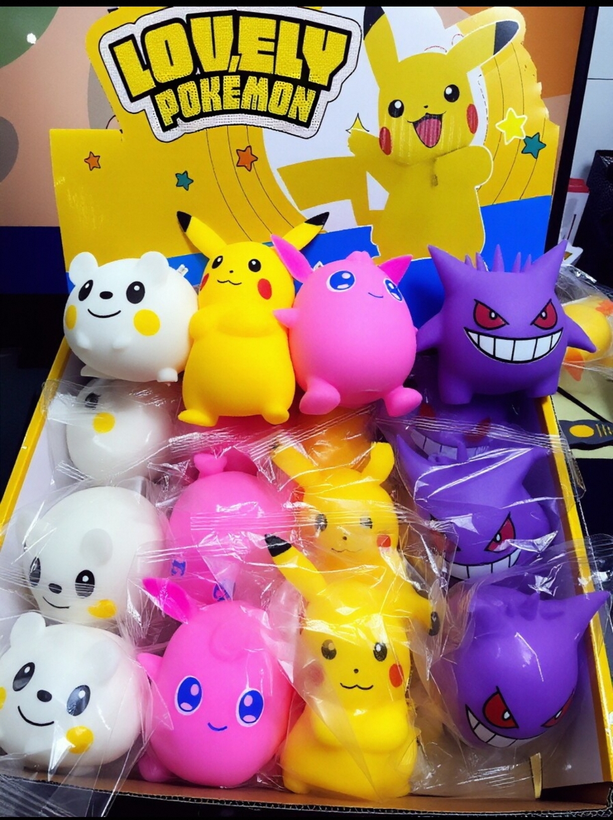Cute Pikachu Gengar Bear Squis - Pokemon Anime Merchandise reseña y precio