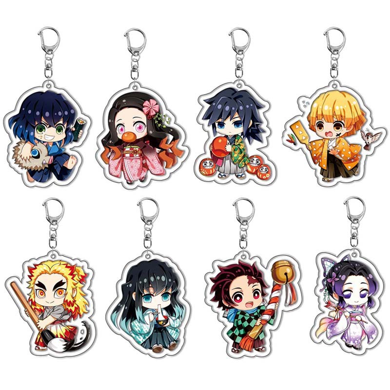New Demon Slayers Kamado Tanji - Anime Merchandise Keychain reseña y precio