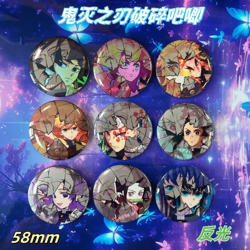 Demon Slayer Broken Badge Anim - Anime Merchandise Demon Slayer reseña y precio