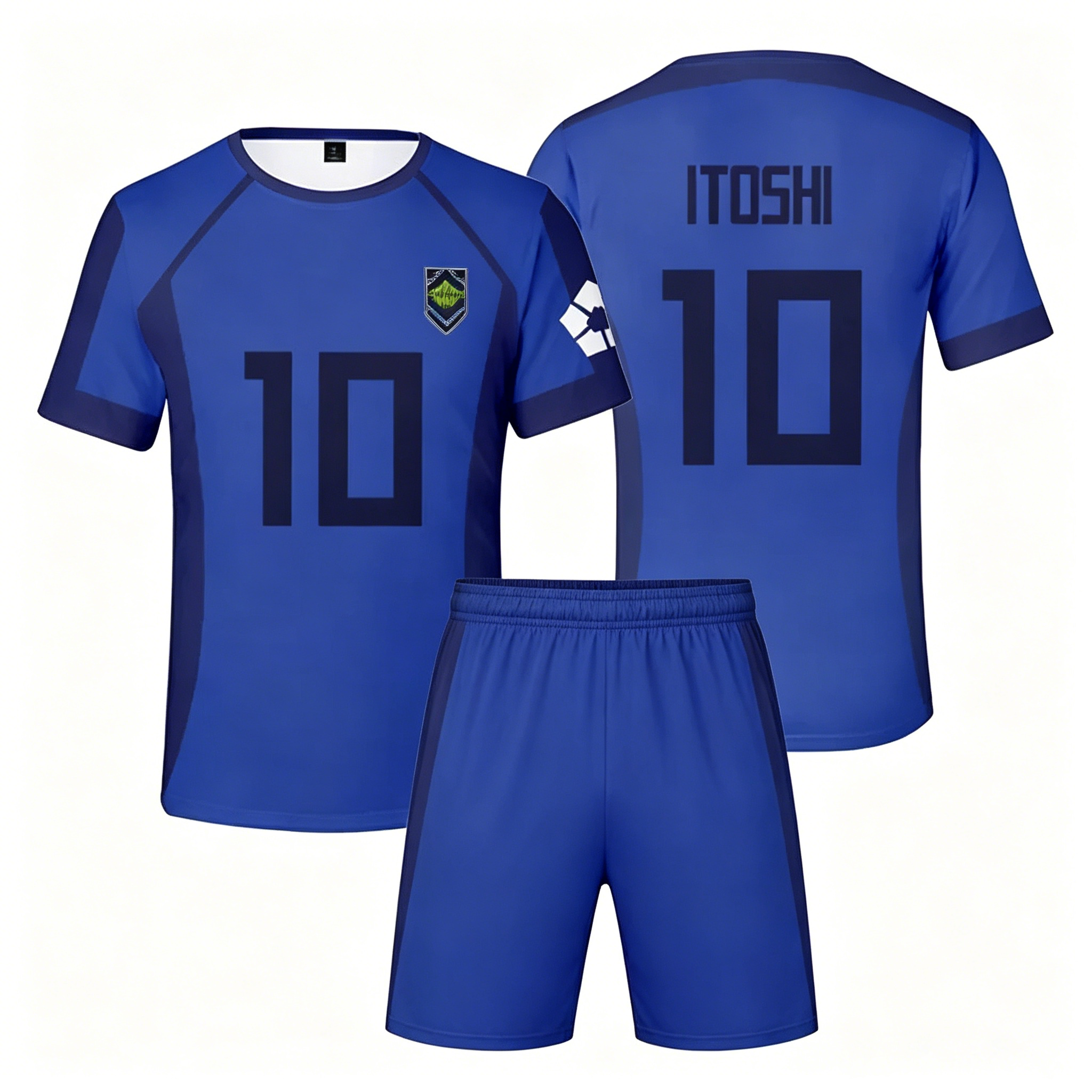 New Anime Blue Lock Short Slee - Anime Merchandise Clothes reseña y precio