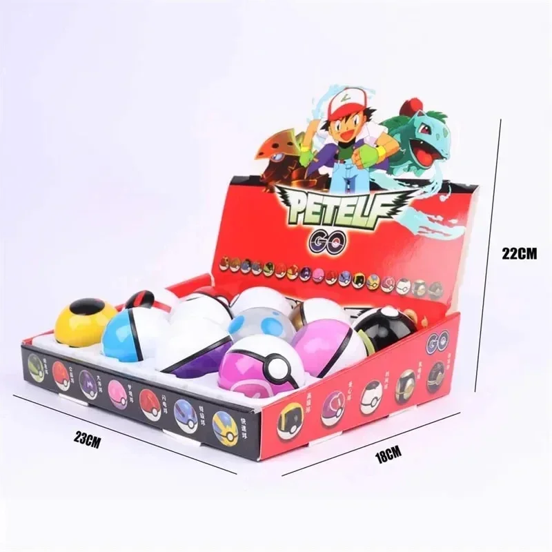 12Pcs Pokemon Figure Pokeball  - Pokemon Anime Merchandise reseña y precio