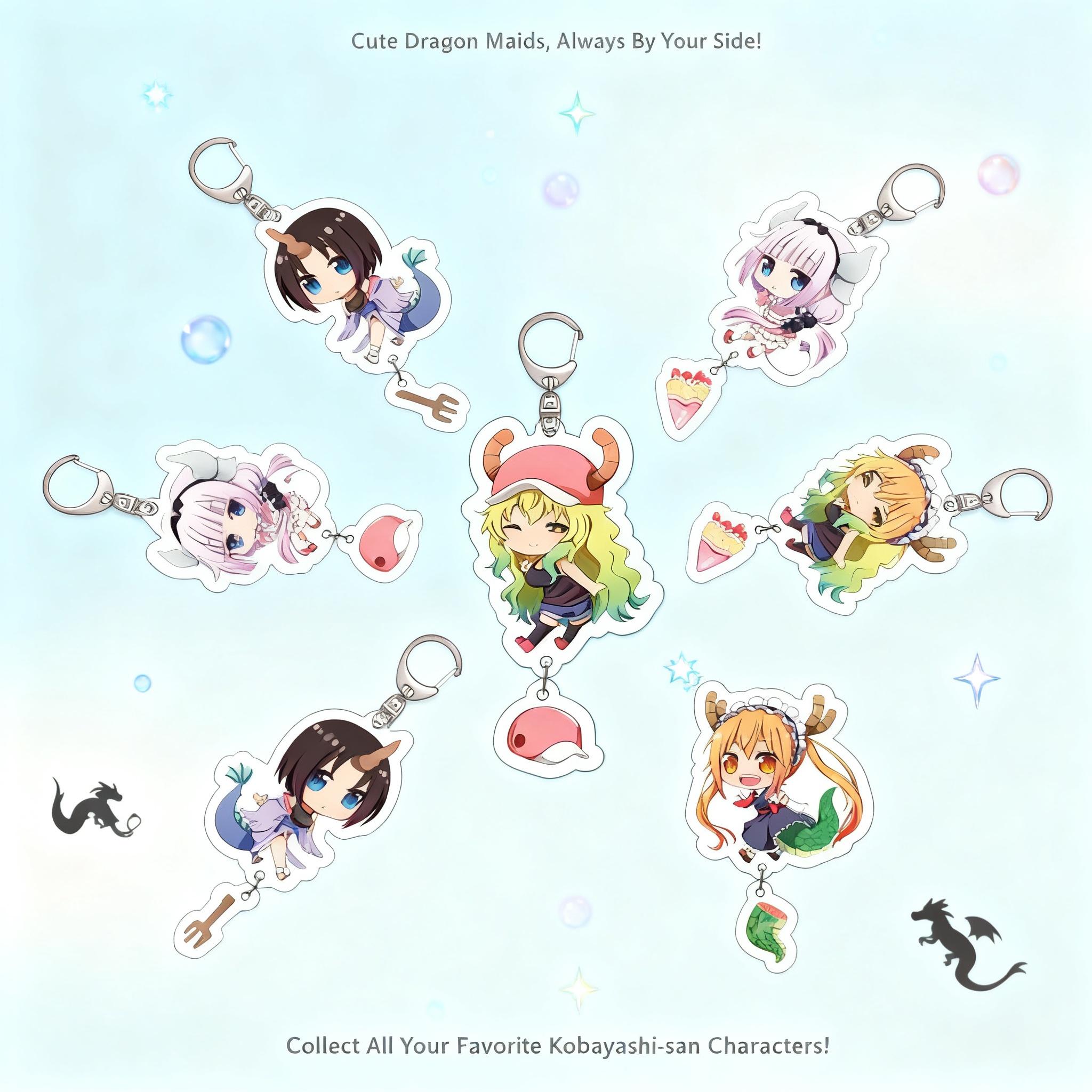 Anime Acrylic Keychain Miss Ko - Anime Merchandise Keychain reseña y precio