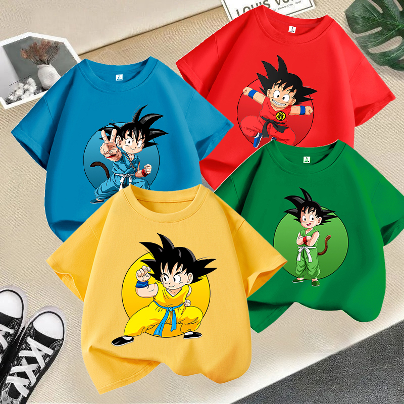 Dragon Ball Goku T-shirt Child - Anime Merchandise Clothes reseña y precio