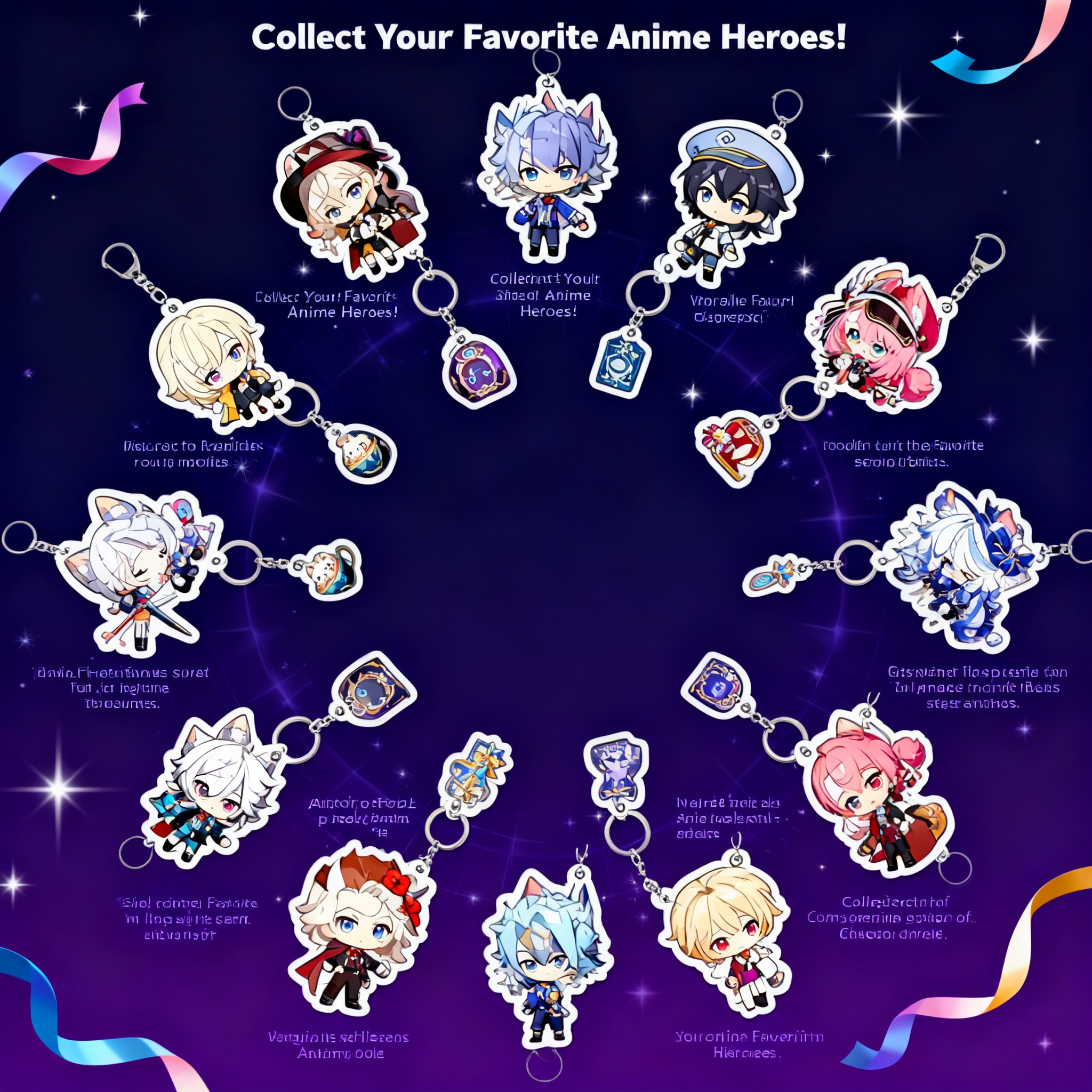 Genshin Impact Traveler Wander - Anime Merchandise Keychain reseña y precio