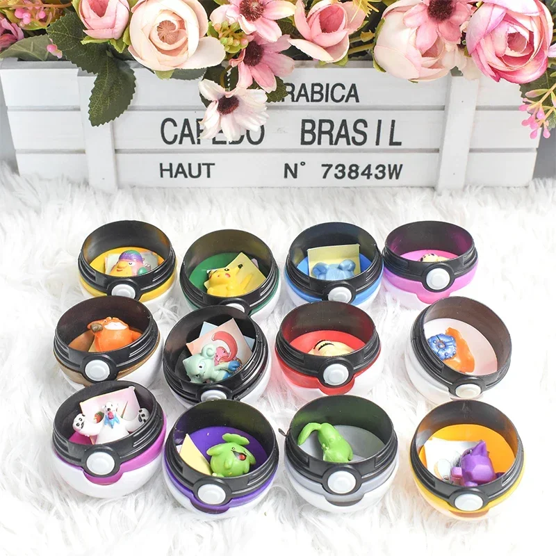12Pcs Pokemon Figure Pokeball  - Pokemon Anime Merchandise reseña y precio