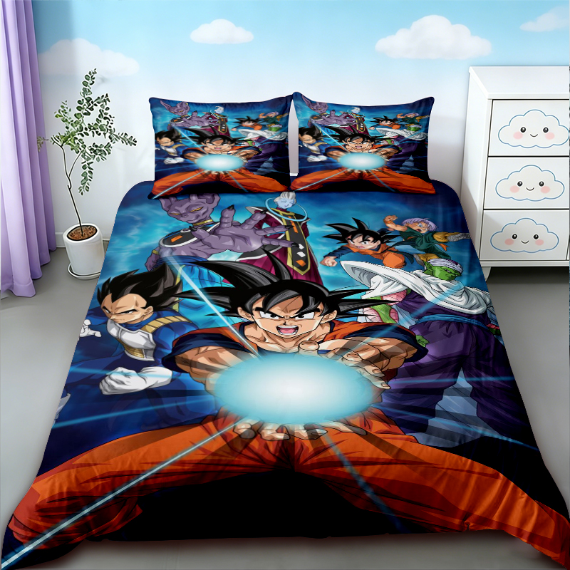 Duvet Cover Dragon Ball Beddin - Anime Merchandise Demon Slayer reseña y precio