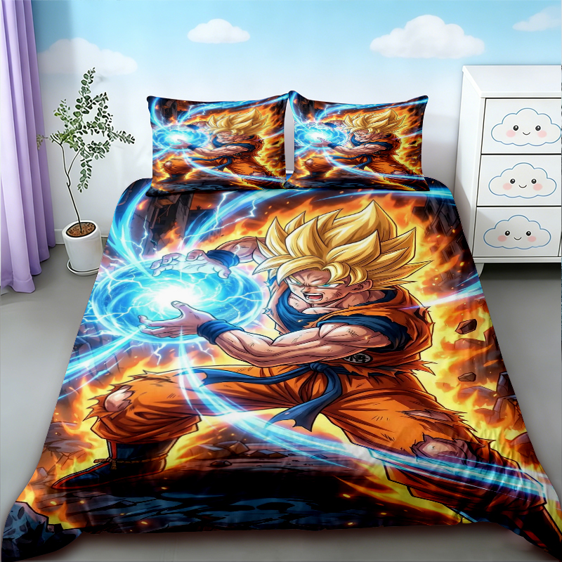Duvet Cover Dragon Ball Beddin - Anime Merchandise Demon Slayer reseña y precio